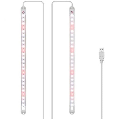 LED Grow Light Strip for Indoor Plants, Full Spectrum Sunlike Plant Lights Growing Lamps for Hydroponics Succulent Veg and Flowers (Not Includes Adapter) - 2 Packs - size: 2-pack