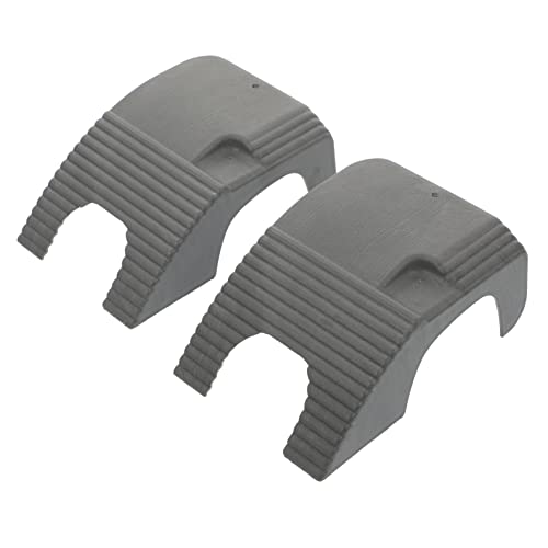 Abaodam 2pcs Turtle Basking Platform for Aquatic Turtles Durable Reptile Dock with Suction Cups Climbing Stand for Tanks and Aquariums Promotes Climbing and Exercise - color: Dark Grey