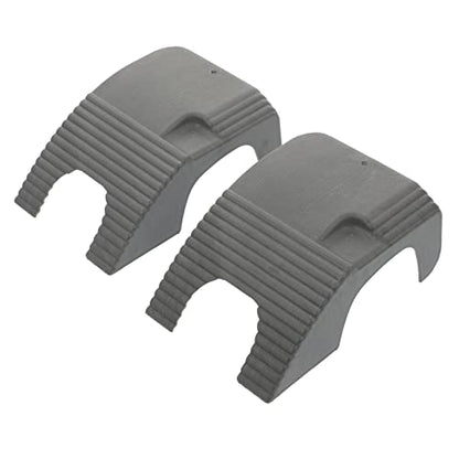 Abaodam 2pcs Turtle Basking Platform for Aquatic Turtles Durable Reptile Dock with Suction Cups Climbing Stand for Tanks and Aquariums Promotes Climbing and Exercise - color: Dark Grey