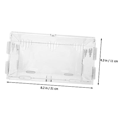 Acrylic Reptile Box for Bearded Dragon Turtle Spider Safe Eco-Friendly Removable Easy Assembly