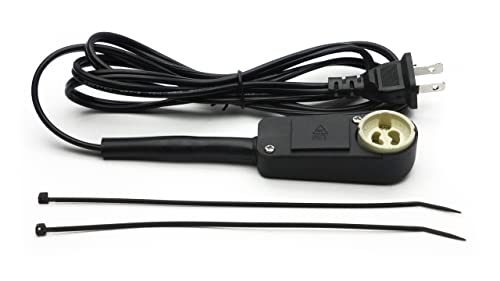 Reptile GU10 Basking Heat Lamp Assembly with 54" AC Cord