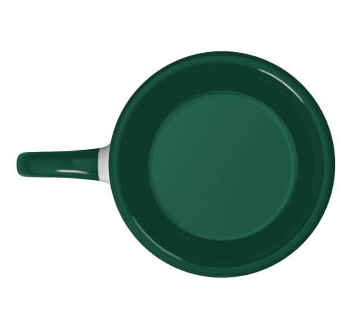 Cricket Princess Ball Sport Hobby Team Ceramic Mug, Dark Green/White, 15oz - color: Dark Green/White, size: 15 Ounces