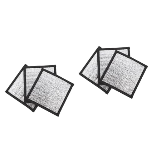6pcs Winter Pet Warmer Heating Pad for Reptiles Terrarium Insulation Mat Reflective Heat Pad for Turtles Lizards Snakes Comfortable Warmth for Cold Days