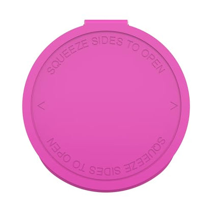 60 Dram CR Plastic Packaging Pop Top Containers - Child Resistant Travel Holder Vial Bottles - 75 qty (Pink) - color: Pink