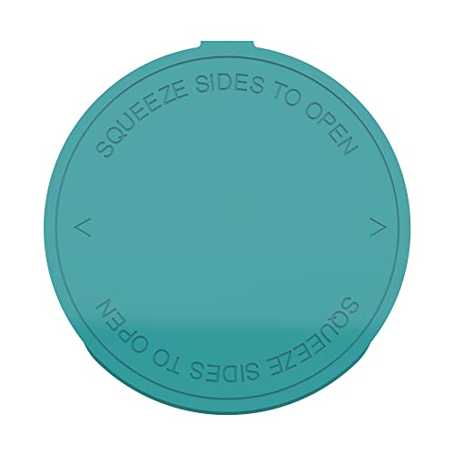 90 Dram CR Plastic Packaging Pop Top Containers - Child Resistant Travel Holder Vial Bottles - 60 qty (Aqua) - color: Aqua