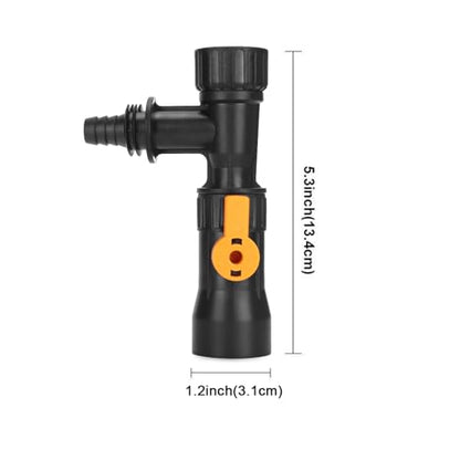 Aquarium Water Changer Fish Tank Gravel Vacuum Siphon Cleaner Kit with Faucet Adapter for Easy Water Changes and Gravel Cleaning