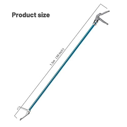 G2 60-inch Professional All-Aluminum Alloy Snake Tong Reptile Grabber Rattle Snake Catcher Wide Jaw Handling Tool with Lock(60inch) - size: 60in