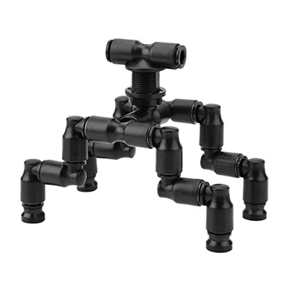 FRCOLOR 2sets Adjustable Sprayers for Reptiles Black Pet Cooling Nozzle for Terrarium Humidity Rotatable Mist System Animal Supplies