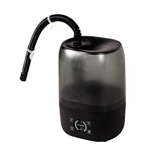 REPTI ZOO 4L Reptile Fogger Mister Tank, Terrariums Digital Tank Timing Humidifier Smart Touch Screen Adjustable Fogger for Reptiles Amphibians Herps