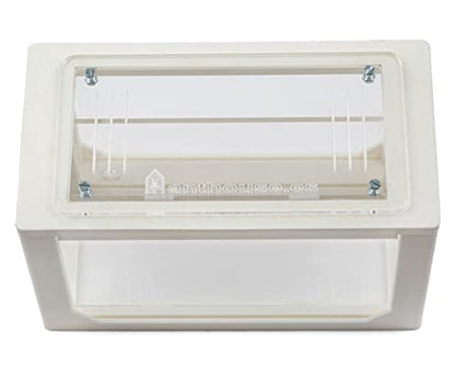 Anthouse.ES - 3D Aquarium-Style Natural Ant Farm - Sand Ant Farm - Complete Kit with Sand and Accessories - Starter Model 20x10x10 cm - Green Color - color: Green