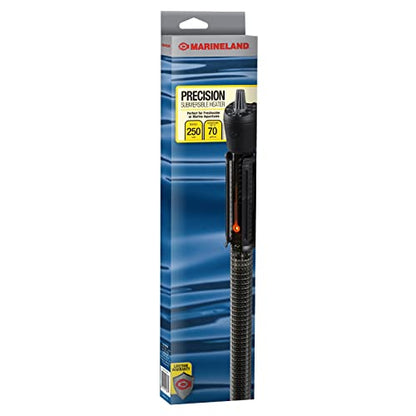 Marineland Precision Submersible Heater, for Freshwater or Saltwater Aquariums, 250-watt - size: 250-watt