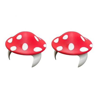 Mushroom Reptile Hide for Tortoise and Small Pets,Tortoise Hide Shelter with Cute Design, Reptile Hide Box for Vivarium (Small: 9cm*5.5cm（2pc）) - size: Small: 9cm*5.5cm（2pc）