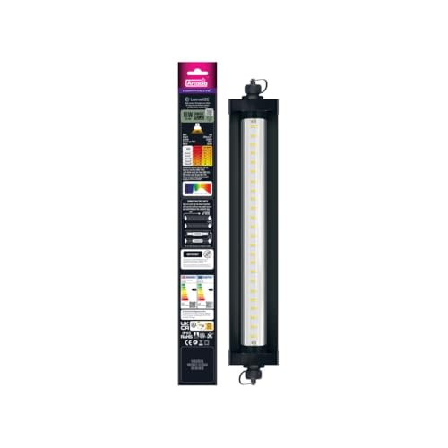 Arcadia LumenIZE Jungle Dawn LED Bar 12" Long 18 Watts High Lumen Output – Smart LED Light Bars for Indoor Reptiles Terrariums, Plants and Bioactive Setups, Long Lasting Easy to Use Natural Lighting