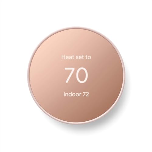 Google Nest Thermostat - Smart Thermostat for Home - Programmable Wifi Thermostat - Sand - color: Sand