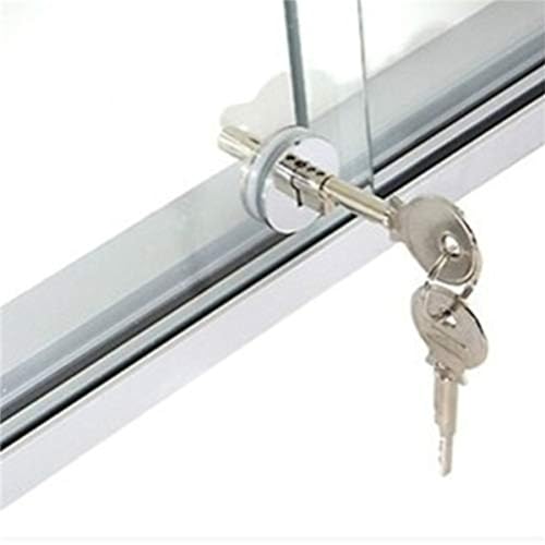 Generic 4 Sets of Sliding Glass Cabinet Doors displaying Reptile Vivarium Terrarium Locks
