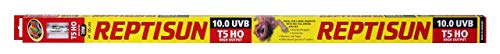 Zoomed Reptisun 34" 10.0 T5HO UV-B Bulb - Includes Attached Pro-Tip Guide - Great for Bearded Dragons, and Chameleons
