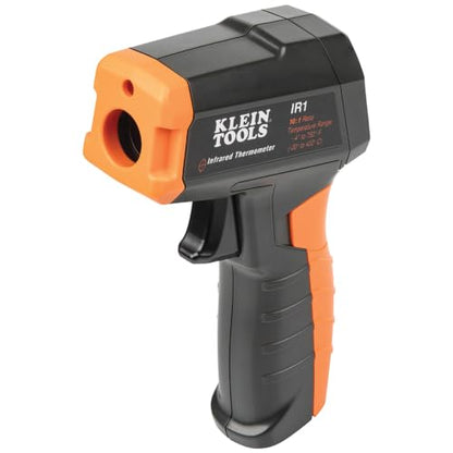 Klein Tools IR1KIT Infrared Thermometer and GFCI Receptacle Tester Kit, Non-Contact Digital Temperature Measurement and Electrical Tester - style: IR Thermometer w/GFCI Tester