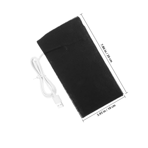 NUOBESTY USB Heating Pad for Reptiles and Pets with Rapid Warmth and Lightweight Alloy Fiber Material, Portable Under Tank Heater Suitable for Home the Go Use