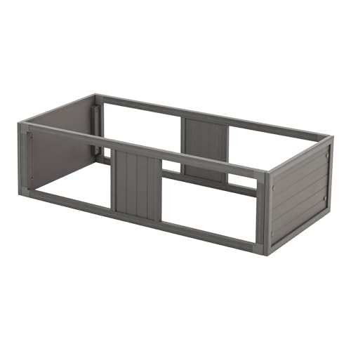 New Age Pet ECOFLEX Large Grey Mojave Stacker for Reptile Habitats | 10 Year Limited Manufacturer's Warranty | Stackable Design, Accommodates Lighting Set-Up - color: Grey, size: Large
