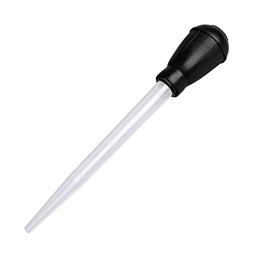 WEAVERBIRD Manual Fish Tank Water Changer Aquarium Dropper, 30ml Aquarium Clean Pipette Dropper, Fish Tank Cleaning Waste Remover, Aquarium Gravel Cleaning Straw, Black - color: Black