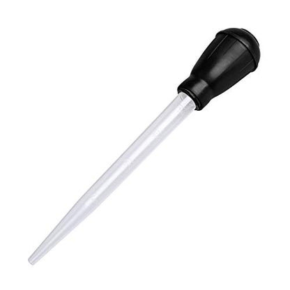 WEAVERBIRD Manual Fish Tank Water Changer Aquarium Dropper, 30ml Aquarium Clean Pipette Dropper, Fish Tank Cleaning Waste Remover, Aquarium Gravel Cleaning Straw, Black - color: Black