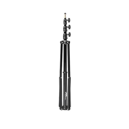 2-Pack Cheetah Stand C8 Auto-Light Stand 8Ft Tall, 6ft Max Weight for Video Lights, Photography and Portraits.