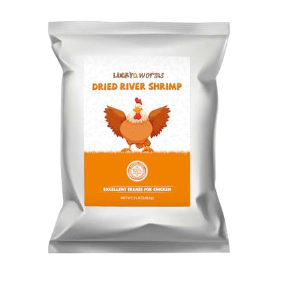 1lb Dried River Shrimp for Chicken, High Protein Natural Treat | Red Dried Shrimp Loved by Turtles, Reptiles, Fish & Poultry, Perfect for Aquariums, Ponds, Backyard Chickens Laying Hens Bird - size: 16 Fl Oz (Pack of 1)