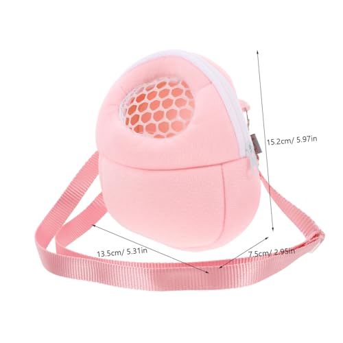 Toddmomy 3pcs Small Pet Carrier Backpack Set – Breathable Portable Hamster Travel Bag with Mesh Window – Lightweight Rabbit, Squirrel, Chinchilla Carrier for Outdoor Use