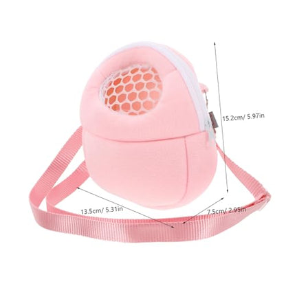 Toddmomy 3pcs Small Pet Carrier Backpack Set – Breathable Portable Hamster Travel Bag with Mesh Window – Lightweight Rabbit, Squirrel, Chinchilla Carrier for Outdoor Use