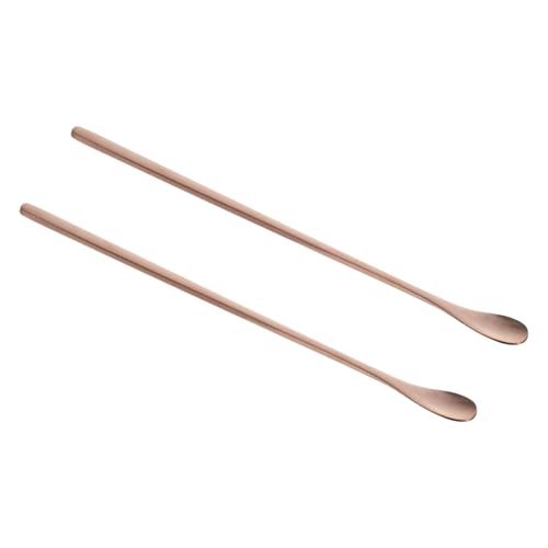 WOONEKY 2pcs Lizard Feeding Spoon Ergonomic Handle Reptile Food Scoop for Small Animals Feeding Tool for Easy