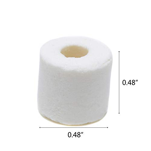 Aquarium Premier Bulk Bio Ceramic Rings Filter Media, 4 lbs | Fresh Water, Sea Water Fish Tank Canister Filter, Koi Fish Pond Reef Filter - size: 4 lbs