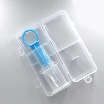 Blue Pet Medicine Feeder Liquid Oral Syringe Milk Nursing Bottles Syringe Soft Tip Plastic Pet Medical Feeding Tool for Dog Puppy Cat, Kitten Nursing Supplies