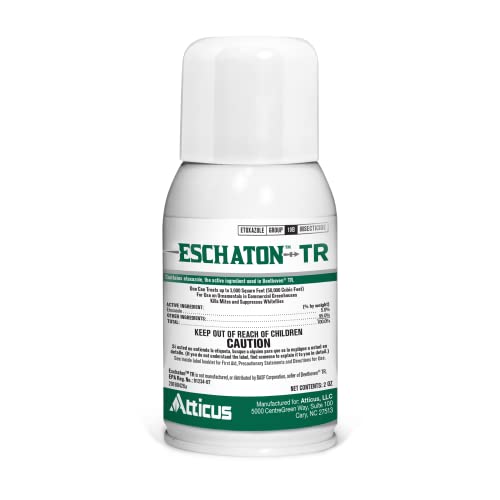 Atticus Eschaton TR Greenhouse Fogger (2oz Can) - (Compare to Beethoven) | Total Release Fogger Systemic Miticide, Kills Spider Mites with Etoxazole