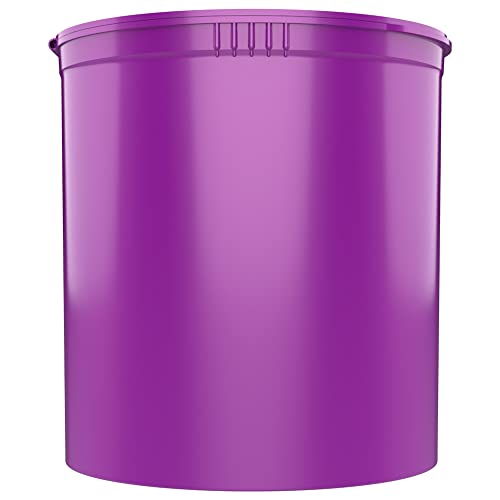 90 Dram CR Plastic Packaging Pop Top Containers - Child Resistant Travel Holder Vial Bottles - 60 qty (Purple) - color: Purple