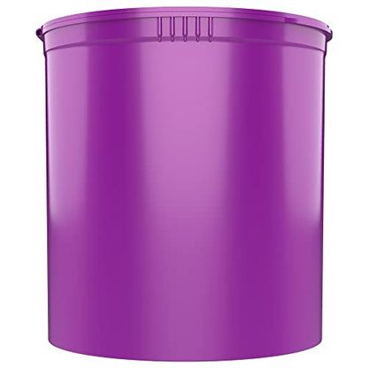 90 Dram CR Plastic Packaging Pop Top Containers - Child Resistant Travel Holder Vial Bottles - 60 qty (Purple) - color: Purple