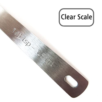 1PCS 1/3tsp(1.5ml) Tiny Measuring Spoon, Small Teaspoon for Tiny Amounts | High Precision, Food-Grade Stainless Steel, ‌Rust-Free, Dishwasher-Safe, Easy-Read Markings, Multi-Purpose, Sturdy & Durable - size: 1/3tsp|1/10tbsp|1.5ml