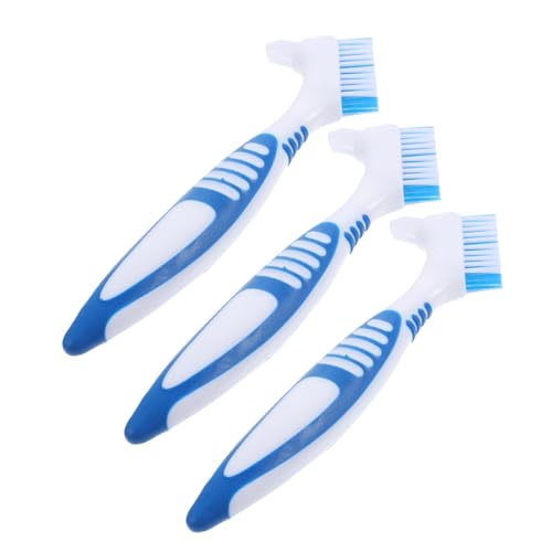 BESPORTBLE 3pcs Turtle Shell Cleaning Brush for Aquatic Turtle Tank Reptile Hides Reptile Accessories - color: Sky-blue
