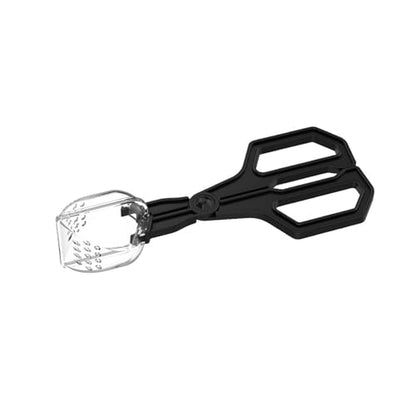 Clear Reptiles Feeding Tongs Gentle Creature Catcher Tool with Ergonomic Grip for Safe Handling Easy - color: Black,b