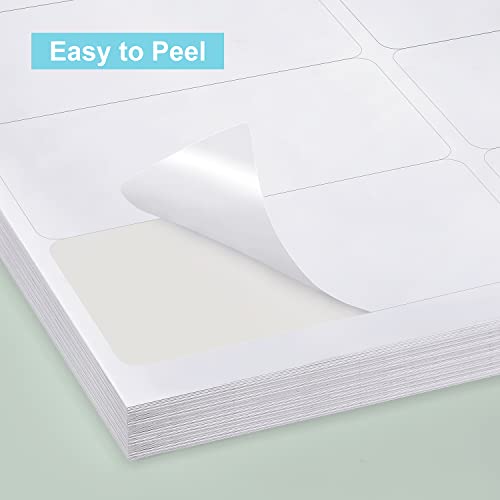 Methdic Shipping Labels 2"×4" 300 Labels Sticker Paper for Laser/Ink Jet Printer Mailing Labels 8.5"*11" White 10 per Sheet - size: Rectangular 2" x 4", style: 30 Sheets