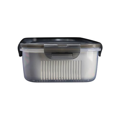 Dual Compartment Cleaning Bin | Compact, Durable, and Highly Functional with Dual Removable Baskets | The Ultimate No-Spill Cleaning Solution