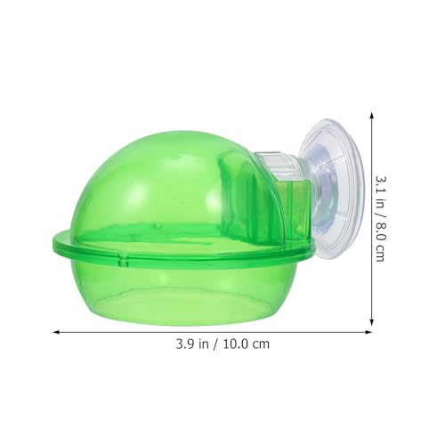 2pcs Escape Proof Reptile Food Bowl and Water Dish Plastic Feeding Basin for Gecko, Spider, Frog Terrarium Use