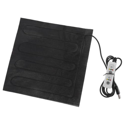 Cabilock USB Heated Mat for Small Reptiles and Pets with Adjustable Heating and Waterproof Cloth Portable Thermal Heating Pad for Home and Travel Use, Black