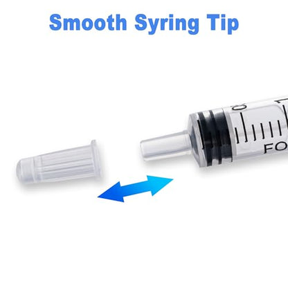 12Pack 3ml Syringes with Cap, Oral Syringe without Needle for Liquid, Measuring, Refilling, Oil, Glue Applicator - style: 3ML