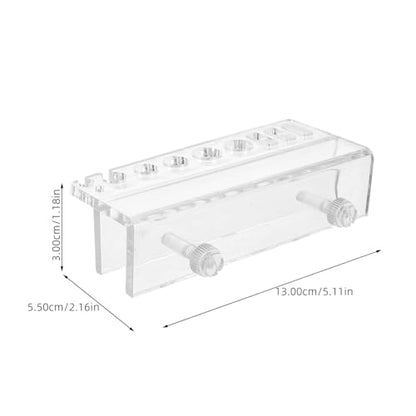 Aquarium Maintenance Tool Holders Acrylic Organizer Rack Fish Tank Cleaning Accessory Holder
