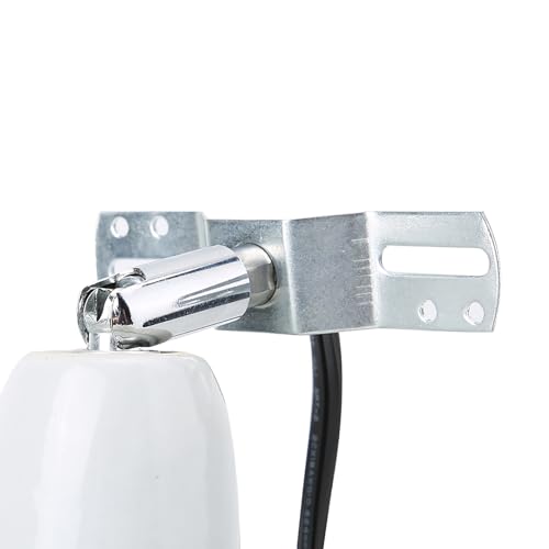Pissente E27 Lamp Holder, 300W E27 Rotatable Reptile Pet Clip Heat Lamp Bulb Base Socket Holder Replacement Heat Lamp Holder for Reptile Light Fixture Holder, 110-240V US Plug