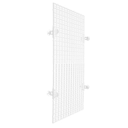 Levemolo 2pcs Aquarium Divider Panel Fish Tank Separator Suction Cups for Reptiles Jump Prevention and Peaceful Coexistence Isolation Board