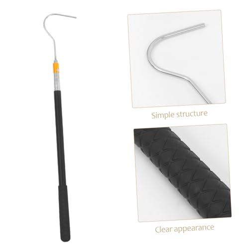 Stainless Steel Telescopic Snake Catcher Hook Retractable Adjustable Length Reptile Handling Tool for Safe Catching and Snake Control