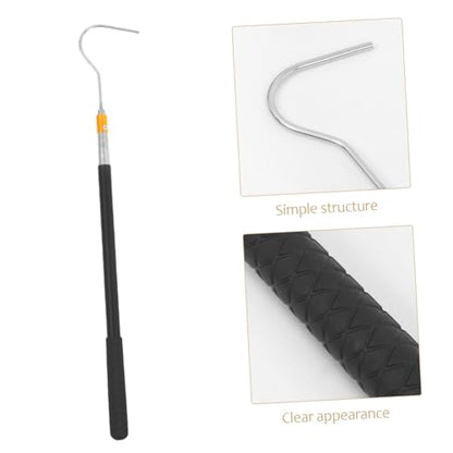 Stainless Steel Telescopic Snake Catcher Hook Retractable Adjustable Length Reptile Handling Tool for Safe Catching and Snake Control