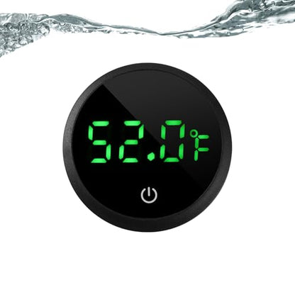 Aquarium Thermometer Digital Fish Tank Thermometer with Spare Battery | Highly Accurate,Led Display,Stickable Fish Tank Temperature Gauge for Betta Axolotl Turtle Tank