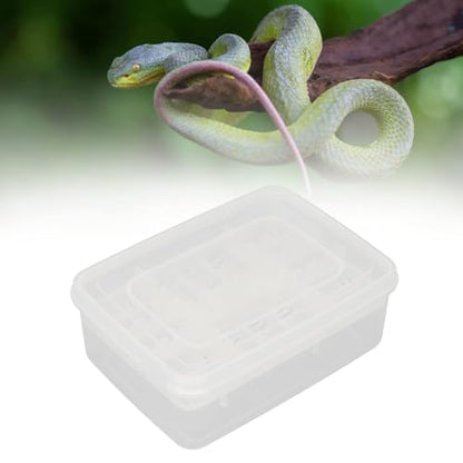 16 Grids Reptile Breeding Box, Reptile Egg Incubator Reptile Breeding Box Hatching Box Case Tray for Hatching Snakes Turtles Lizards